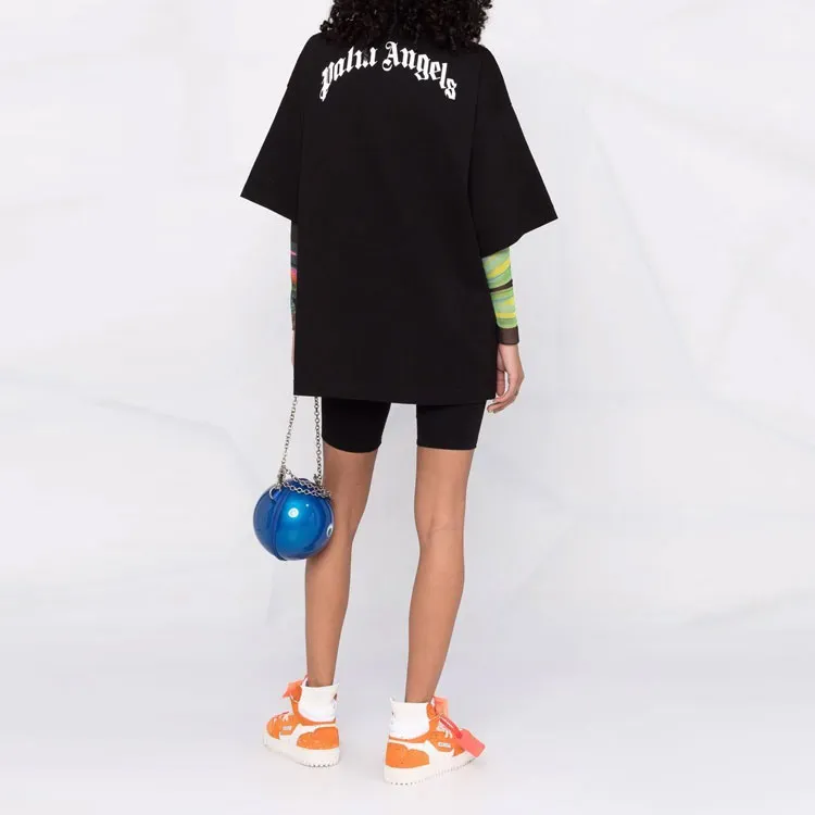 PALM ANGELS Women'ss Bear Loose T Shirt Black/Brown-2