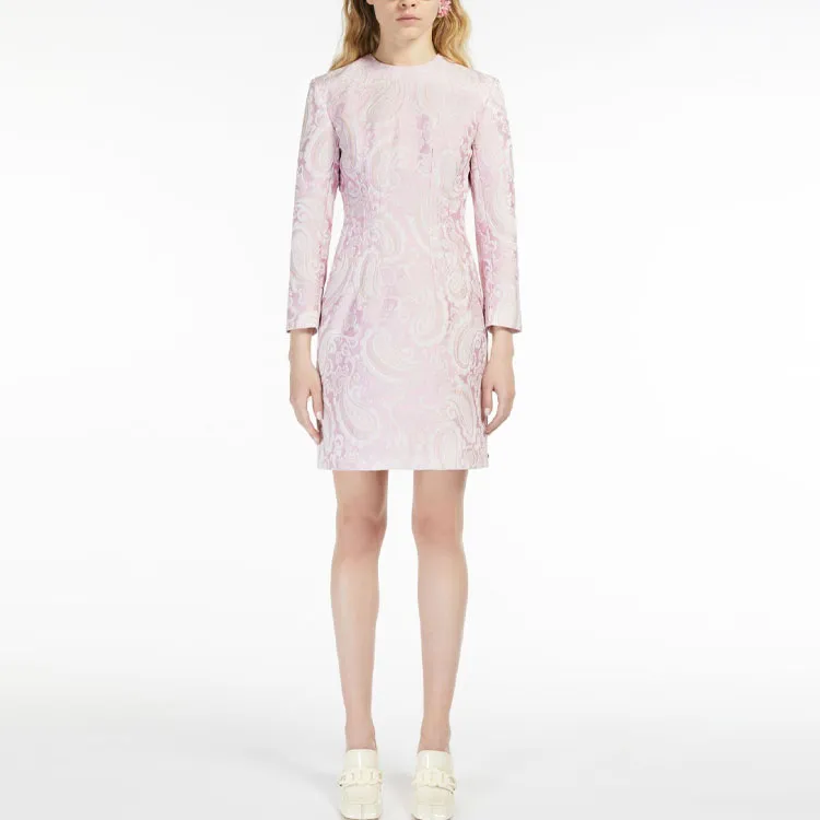 SportMax Long-Sleeved Dresses Women's Pink-1
