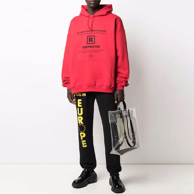 Vetements Knitted Sweatpants Unisex Black-1