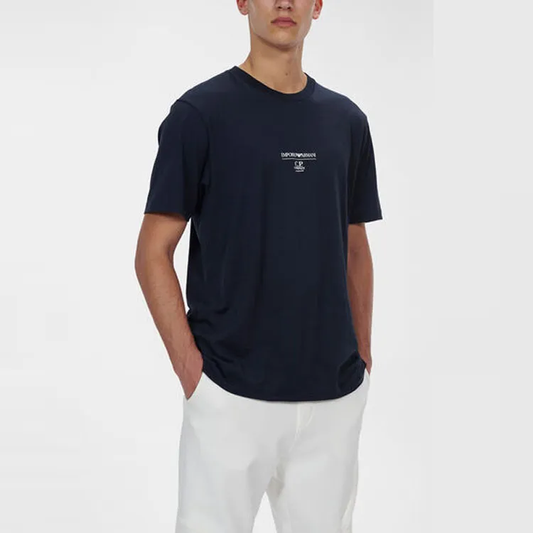 Emporio Armani X C.P.Company T-Shirts Men Navy-1