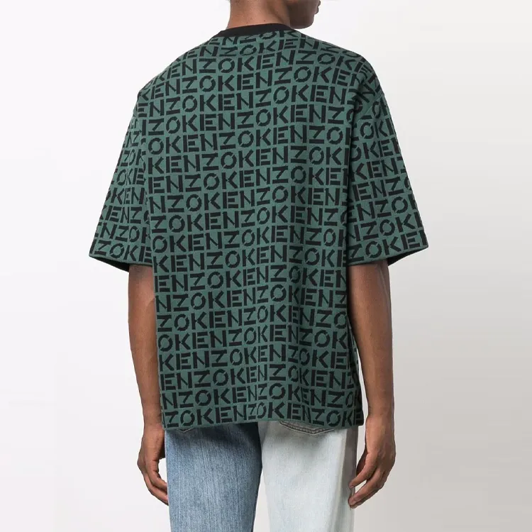 KENZO T Shirts Men Green-1