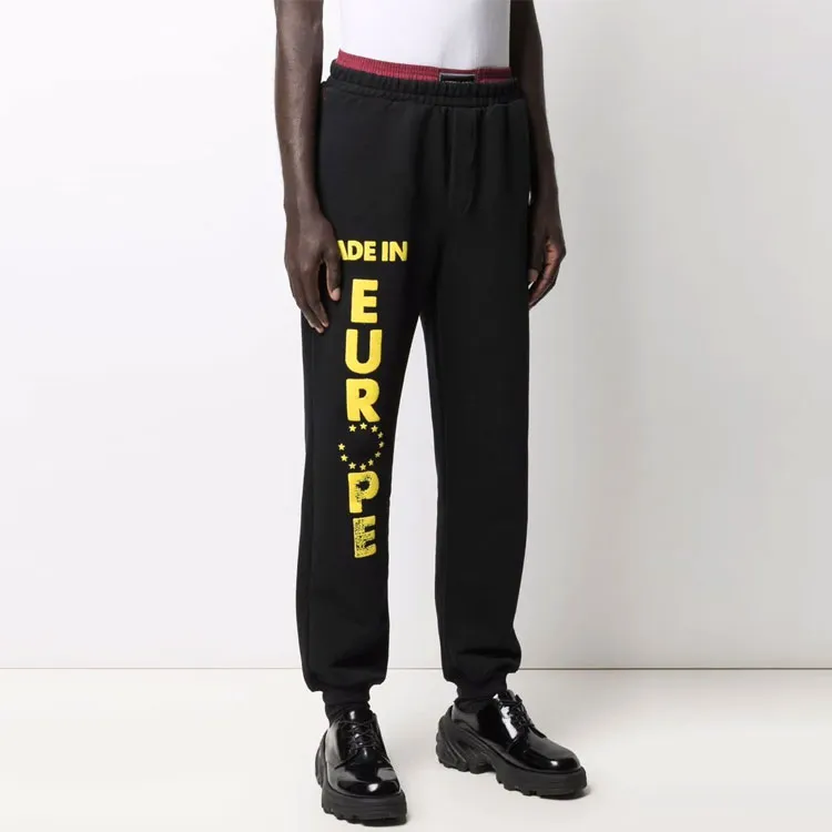 Vetements Knitted Sweatpants Unisex Black-3