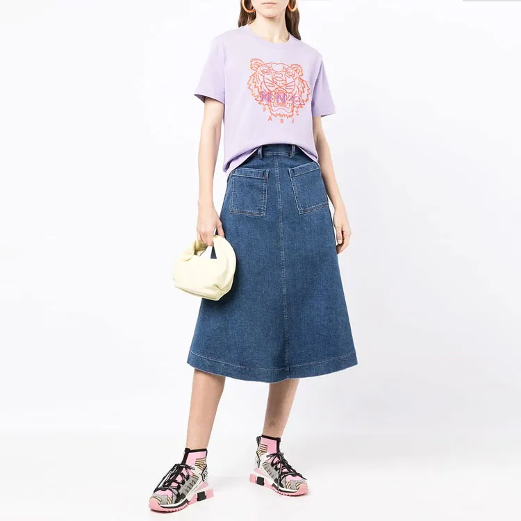 KENZO T-Shirts Women's Purple-2