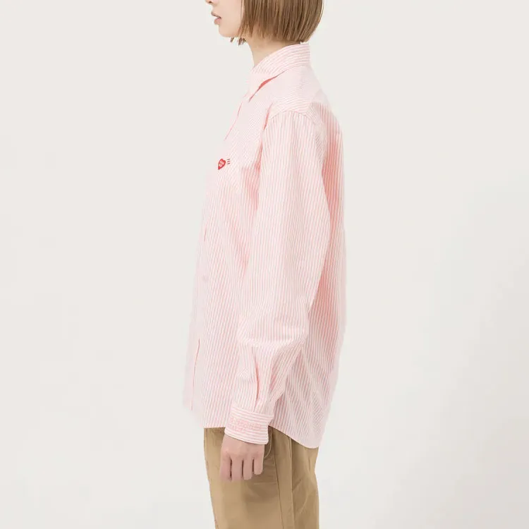 HUMAN MADE Heart Logo Stripe Bd Shirt-9