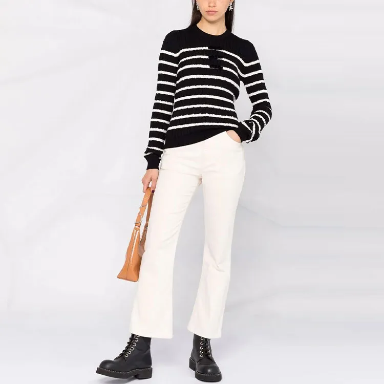 RED VALENTINO FW21 Slim Fit Sweater Women's Black-1