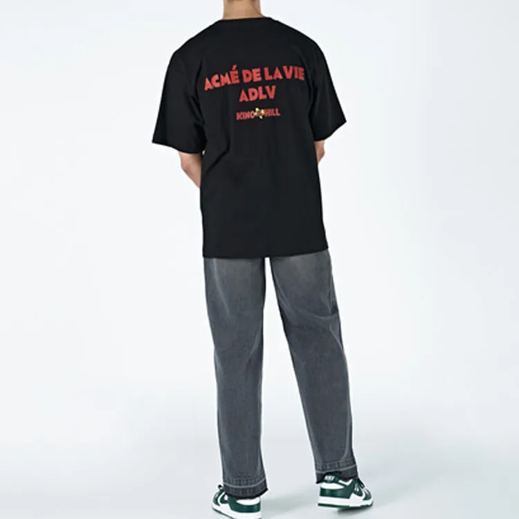 Acme De La Vie/ADLV King Of The Hill Straight T Shirt Unisex Black-3