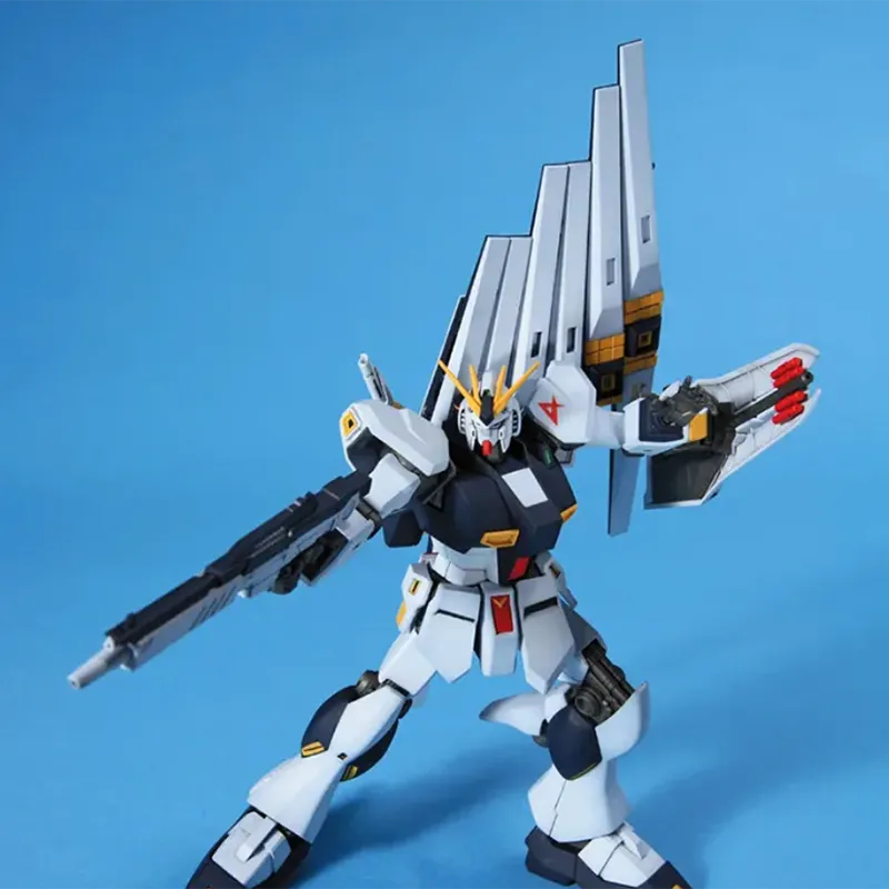 BANDAI HGUC 086 Nu Gundam Mobile Suit Gundam, Xia Yu's Rise Model Kits 14cm-3