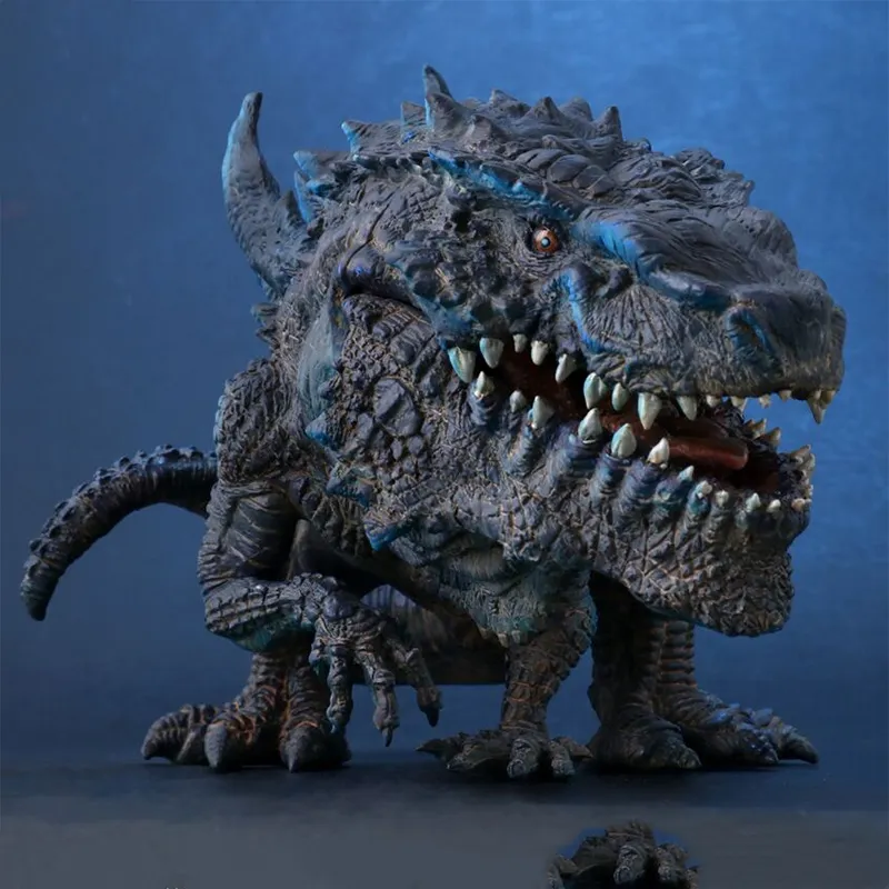 XPLUS Godzilla Chibi Realistic Movie 1998 Nighttime Edition Scale Figure Chibi Figures 13cm-1