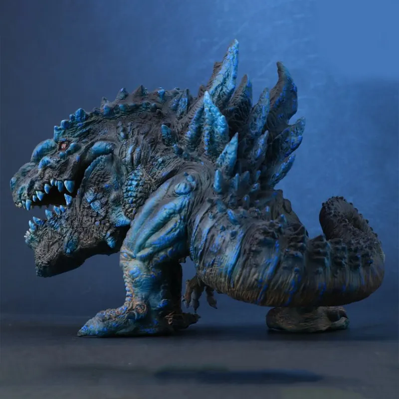 XPLUS Godzilla Chibi Realistic Movie 1998 Nighttime Edition Scale Figure Chibi Figures 13cm-4