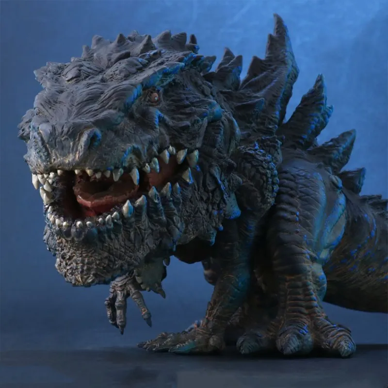XPLUS Godzilla Chibi Realistic Movie 1998 Nighttime Edition Scale Figure Chibi Figures 13cm-8