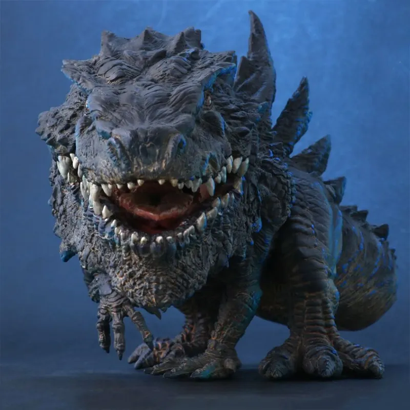 XPLUS Godzilla Chibi Realistic Movie 1998 Nighttime Edition Scale Figure Chibi Figures 13cm-9