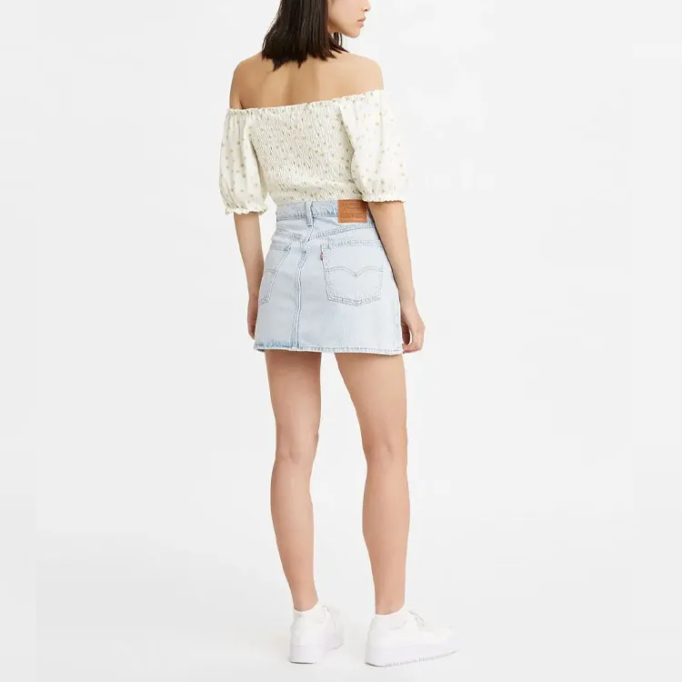 Levis Denim Short Skirts Women's Blue-2