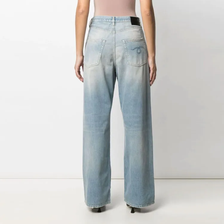 R13 Damon Pleated Wide leg Trousers-2
