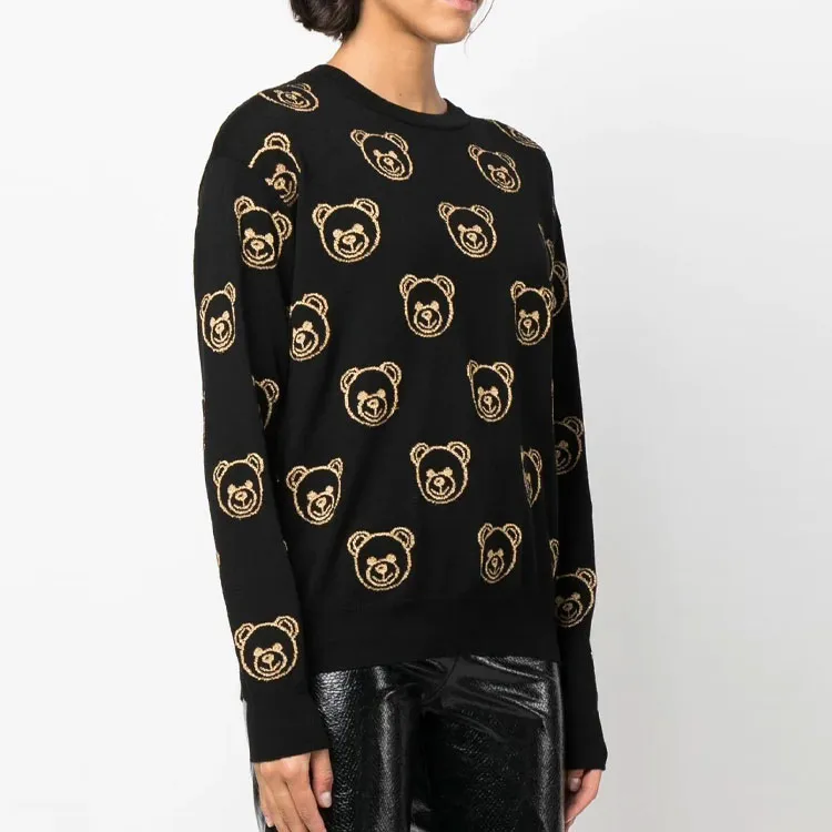 MOSCHINO FW22 Sweater Women's Black-3