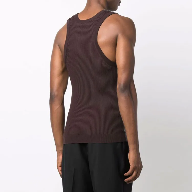 Burberry Tank Tops Men Gray-3