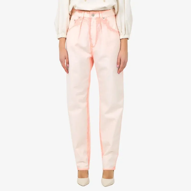 ALBERTA FERRETTI Sorbet Sky Dye Tapered Jeans-1