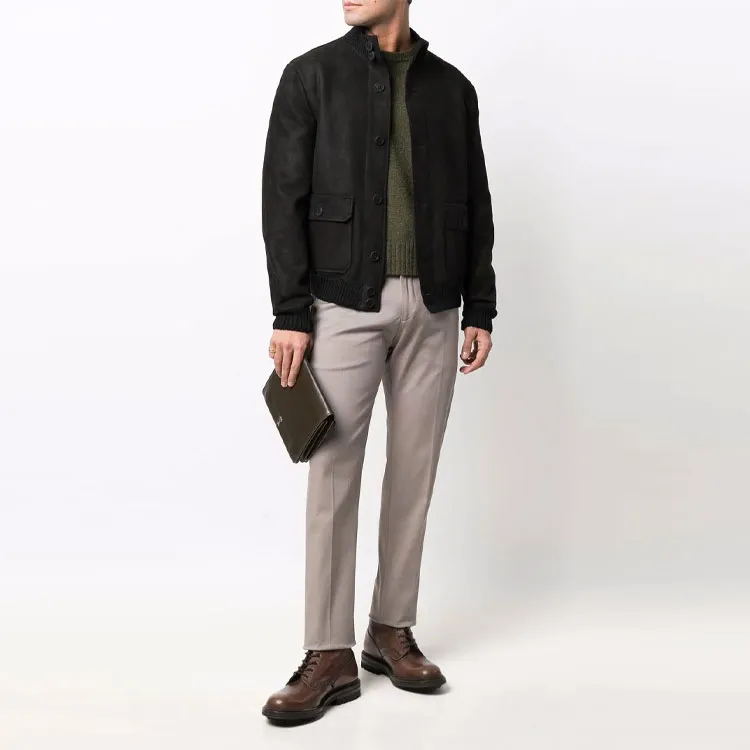 EMPORIO ARMANI Mid rise Chinos-1