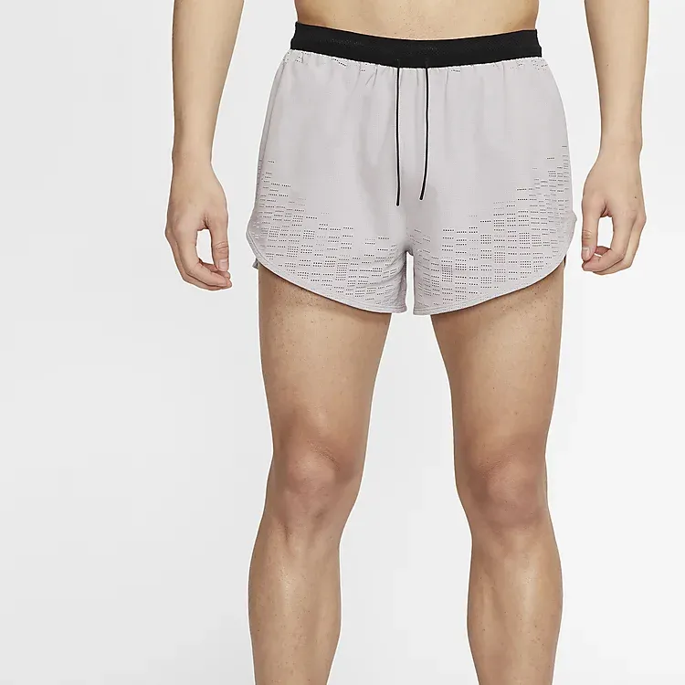 Nike Casual Shorts Men Silver Purple-5