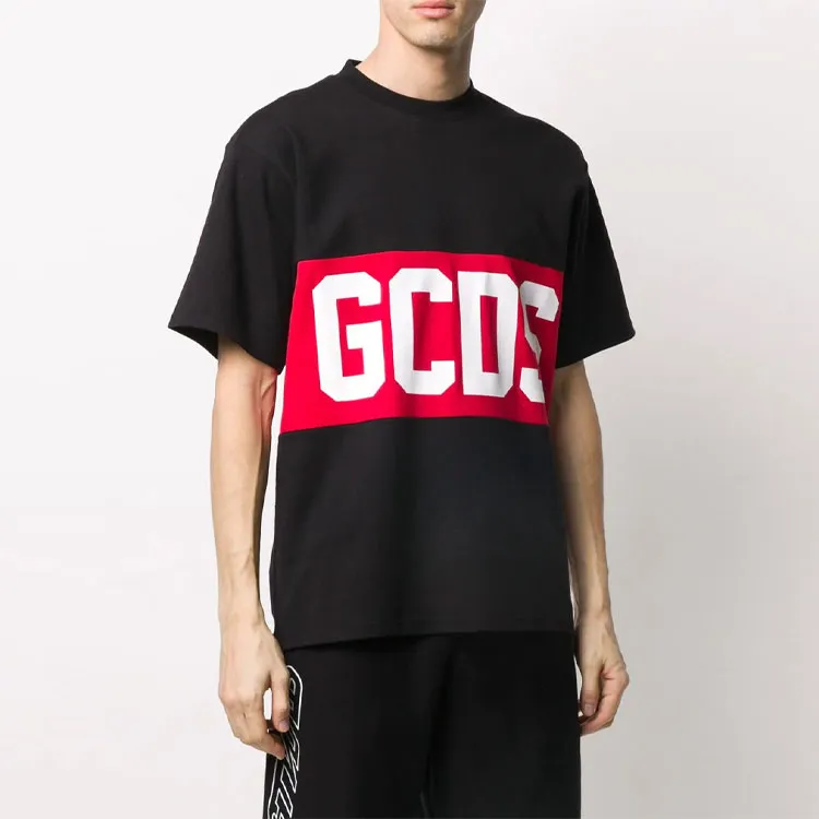 GCDS T-Shirts Men Black-3
