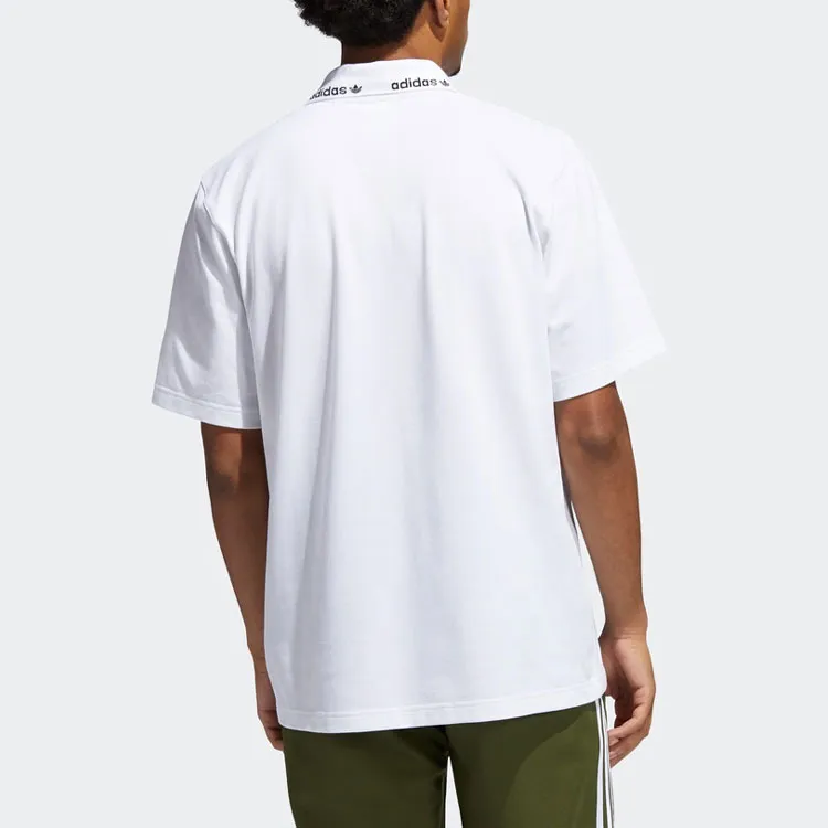 Adidas Originals Polo Shirts Men White-2