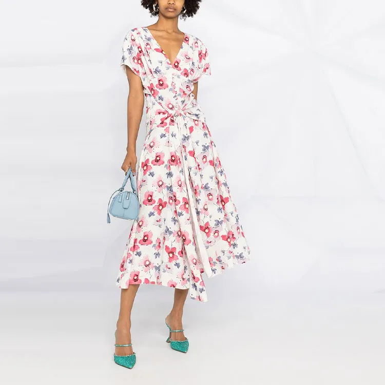 PRADA Sleeveless Dresses Women's Multicolor-4