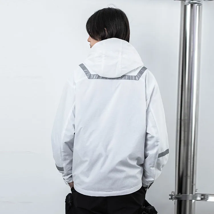 ENSHADOWER Windbreaker Jacket Men's White-3