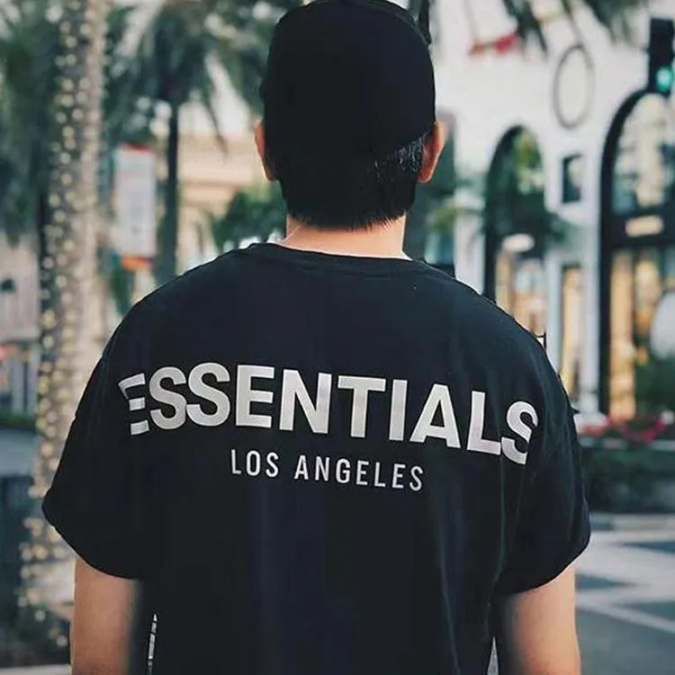 Fear Of God Essentials SS20 T Shirt Unisex Black-1