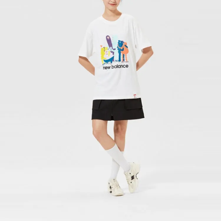 New Balance T Shirts Unisex White-3