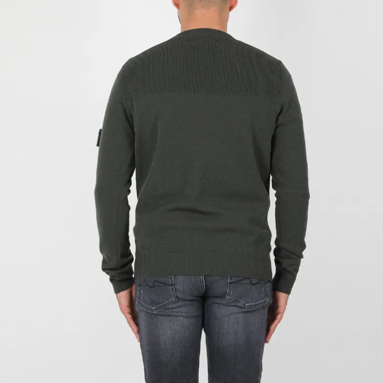 STONE ISLAND Sweaters Men Green Musk-4
