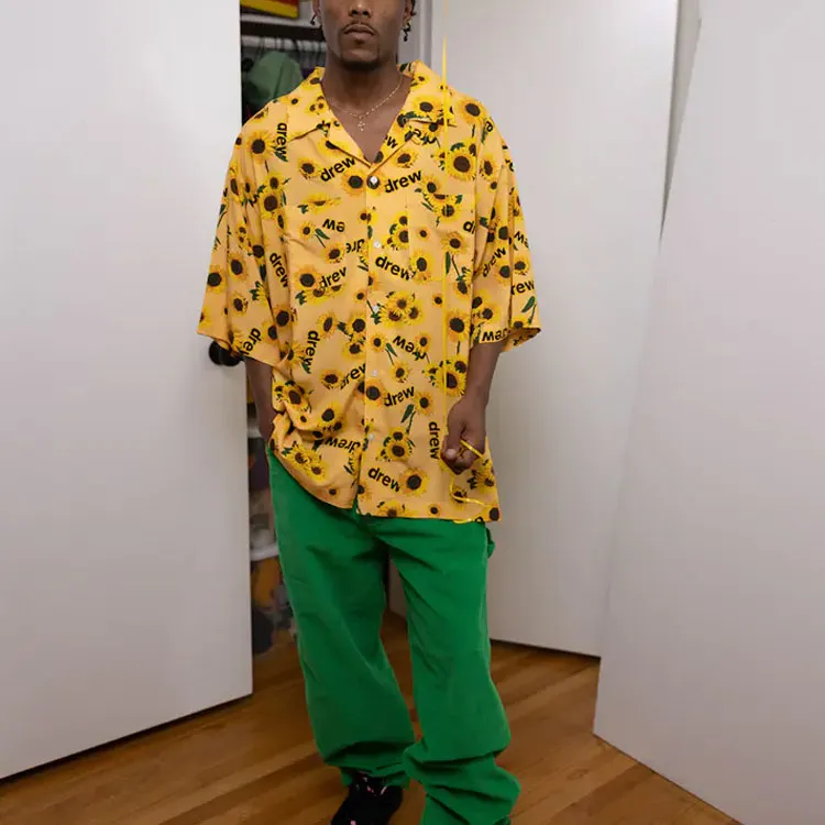 Drew House Rayon Camp Shirt-2