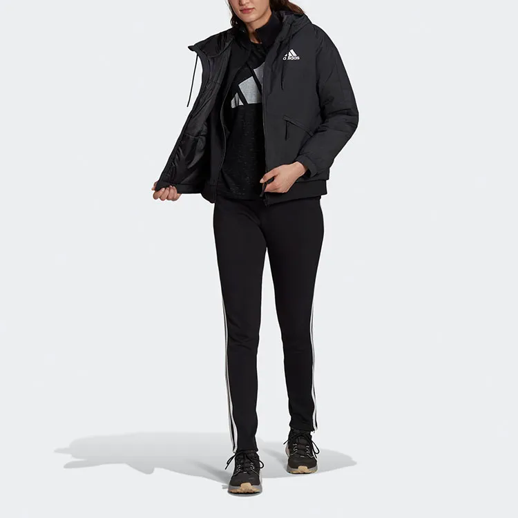 Adidas Puffer Jackets Women's Black-4