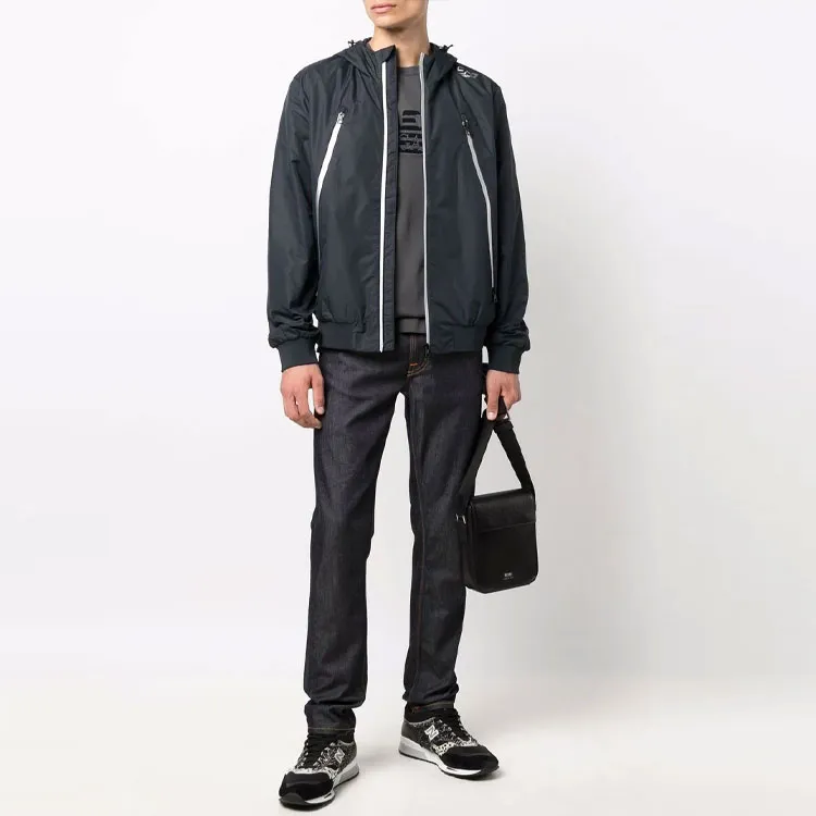 EMPORIO ARMANI EA7 Jackets Coats Men's Navy Blue-5