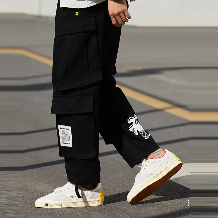 LiNing x Steven Harrington Cargo Pants Men's Black-4