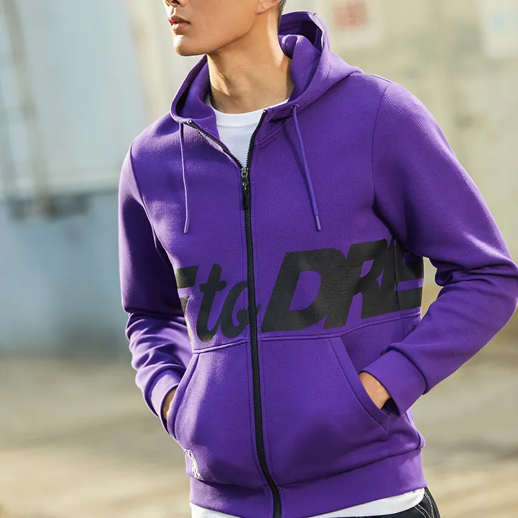 Anta Basketball Collection Jacket Men's Persian Purple-7