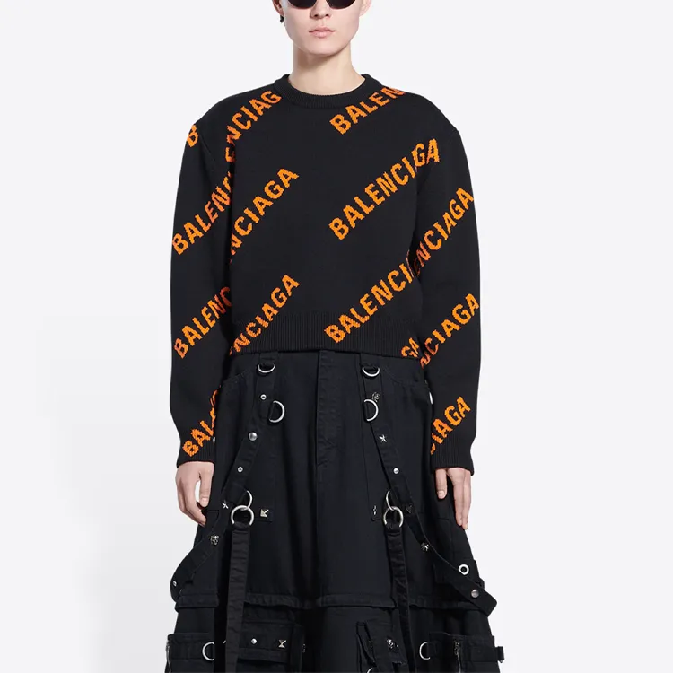 Balenciaga SS22 Sweater Women's Black-3