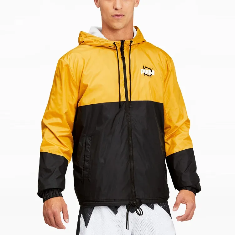 PUMA Jackets Men Yellow-4