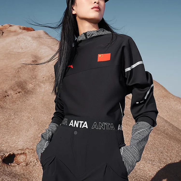 ANTA Sweatshirts Women's Black-4