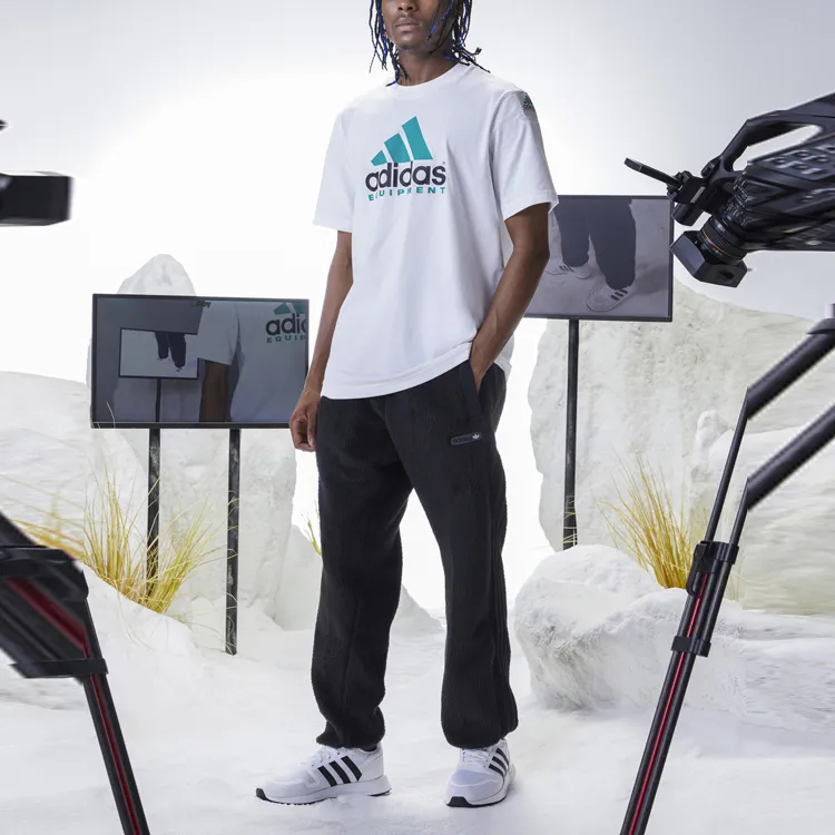 adidas originals Men's EQT Logo Tee White-2