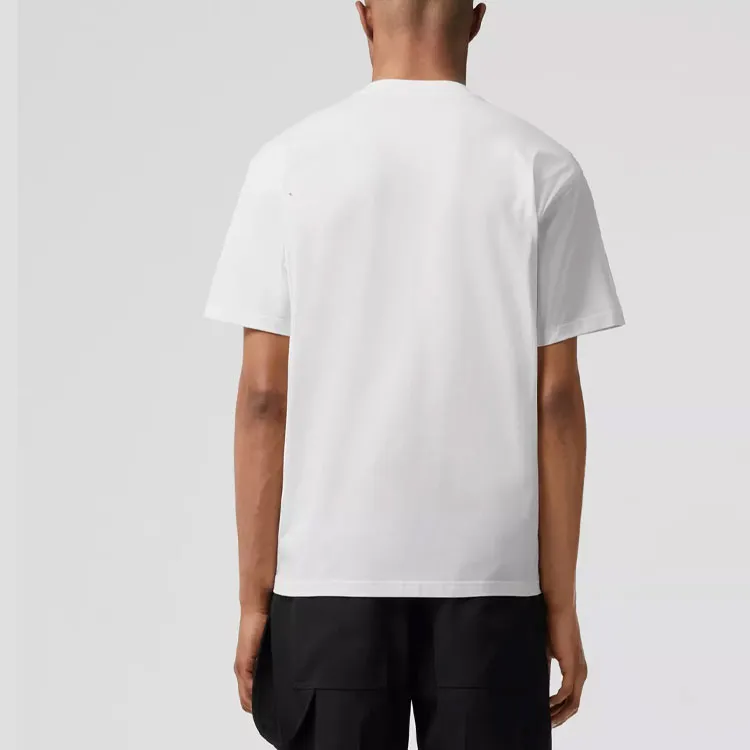 Burberry T Shirts Men White-3