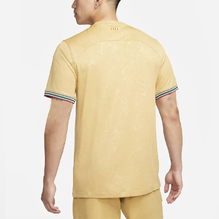 Nike Soccer Jerseys Men Yellow-3