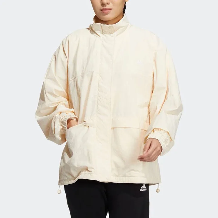 Adidas Jacket Women's Beige Yellow-1