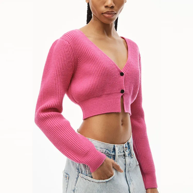Alexander Wang Crop Tops Women's Pink-3