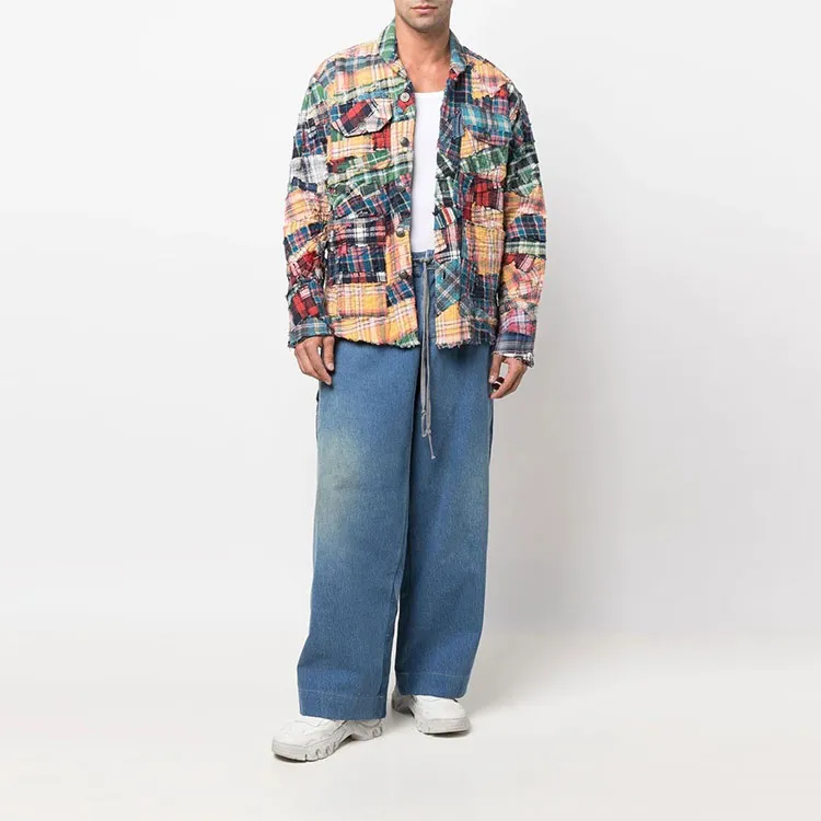 GREG LAUREN Jeans Unisex Blue-1