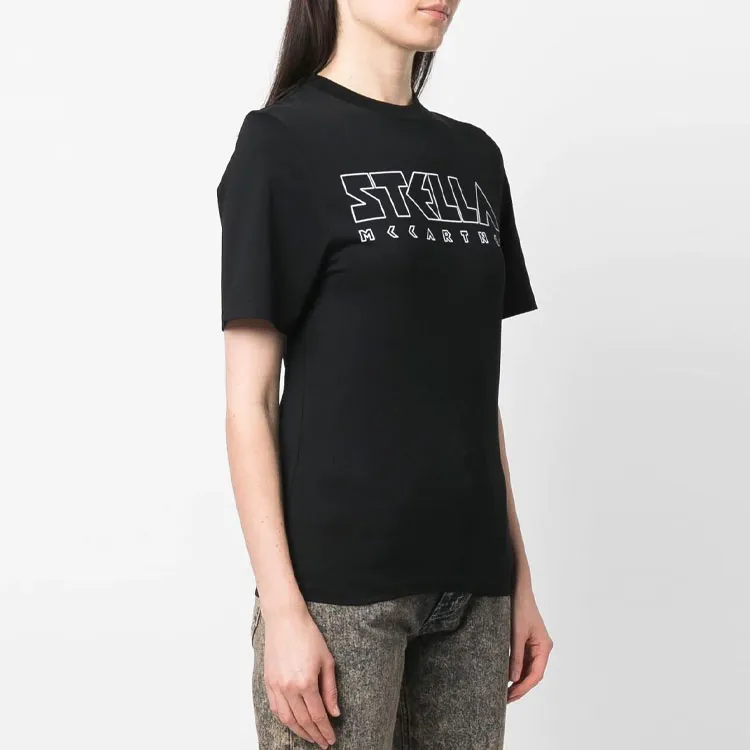 Stella McCartney Logo Printed Crewneck T Shirt-3