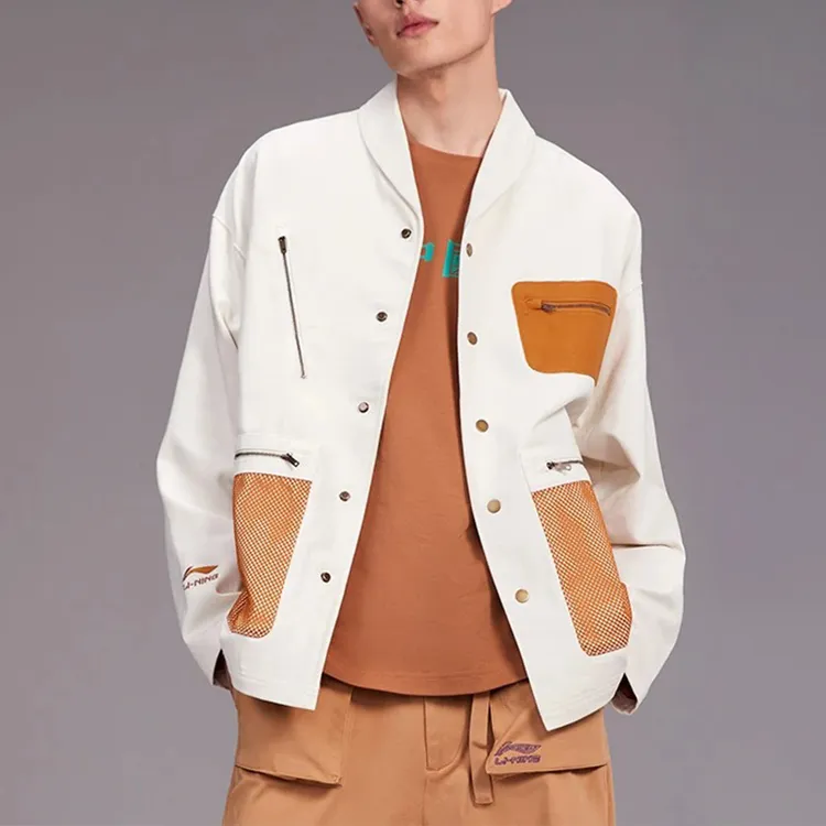 LiNing Jackets Men White-3