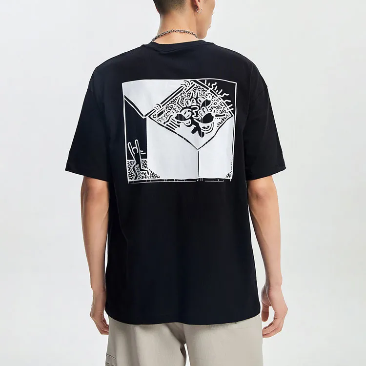LiNing x Disney T Shirt Men's Black-3