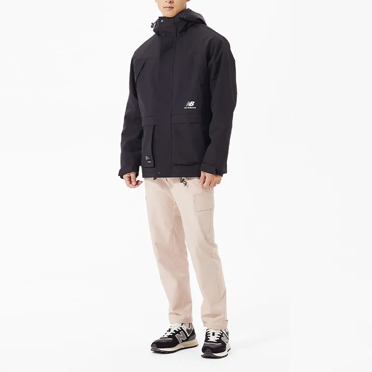 New Balance Jackets Men Black-1