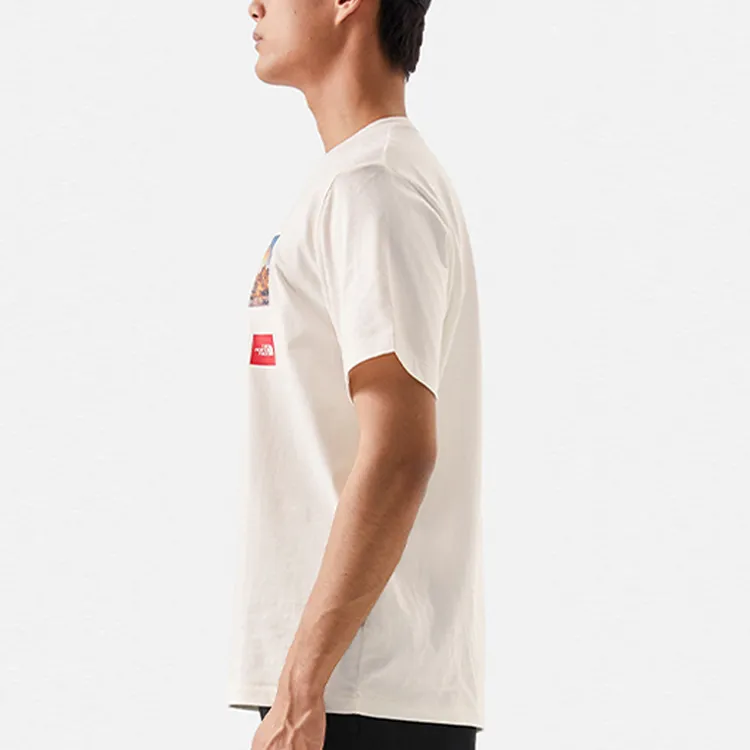 THE NORTH FACE Summer Outdoor Exploration SS23 T Shirt Men's White-4