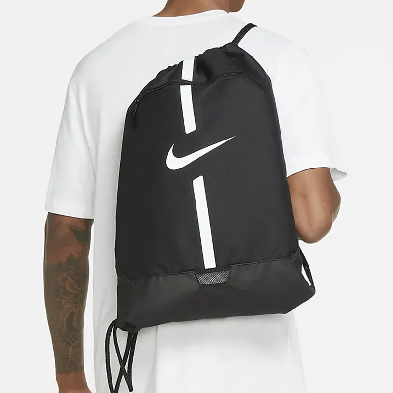 Nike Fabric Drawstring Bag Backpack Regular Unisex Black-5