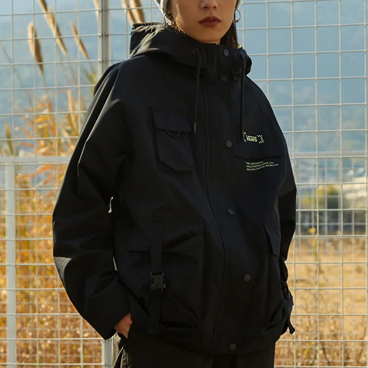 Vans Jackets Women's Black-3